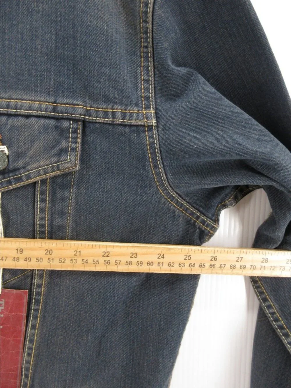 VINTAGE Levis Jacket XXL Standard Trucker Denim Red Tab Y2K 2005 NEW